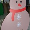 Bonhomme de neige en carton