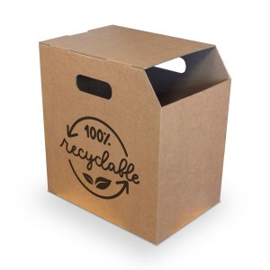 Corbeille en carton pour feuille A4