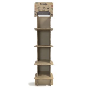 Display en carton recyclé