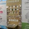 Stand avec petit mobilier en carton