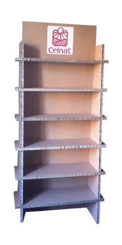 Etagere / Présentoir en carton personnalisé - My Nature Box.