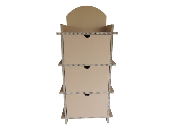 Etagere carton 3 tiroirs - 100% carton - My Nature Box