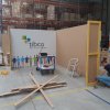 Stand en carton recyclé