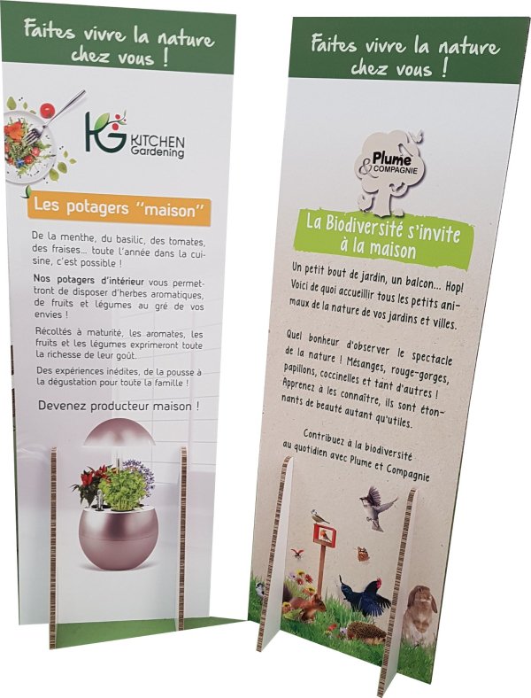 Panneaux de communication en carton