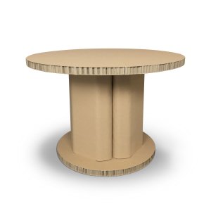 Table basse ronde en carton