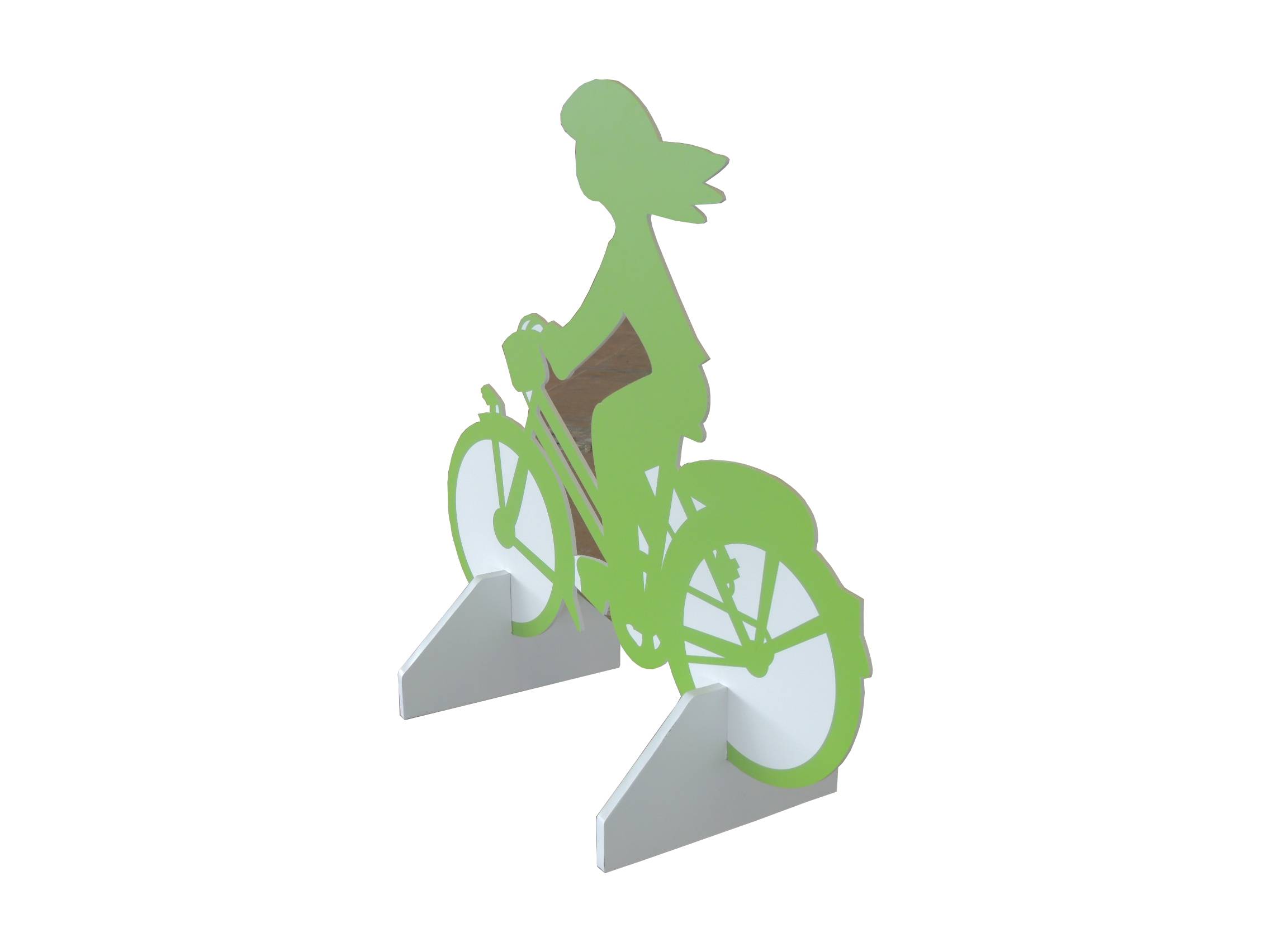 Silhouette cycliste en carton - My Nature Box