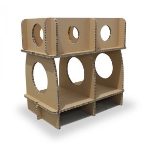 Meuble bac pour disque vinyle