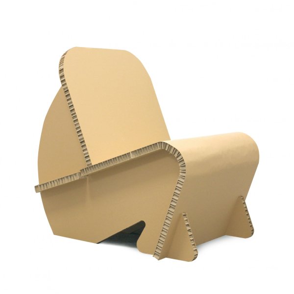 Fauteuil en carton pas cher et design fauteuil-mika