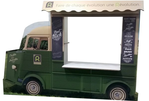 Foodtruck Citroën en carton