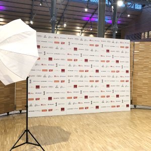 Photocall écologique en carton