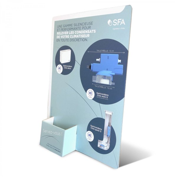 Porte flyer sur mesure