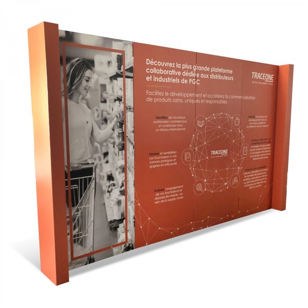 stand salon en carton